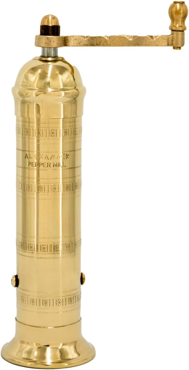 The Original European Salt And Pepper Mill Brass Inch Pepper Palkay