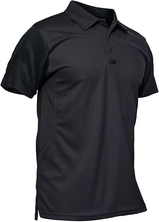 Men's Black Polo Shirt - Image 1