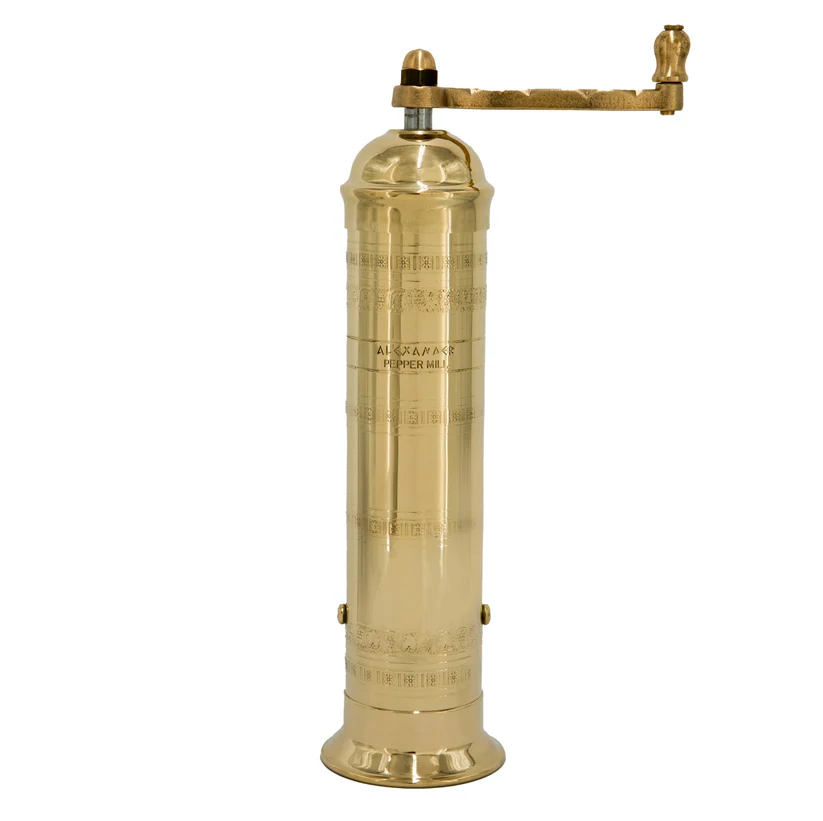The Original Greek Pepper Mill - 10" Brass - Image 1