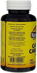 Nature's Blend Pure Calcium Carbonate 600 mg 100 Tabs (1684) - Image 3