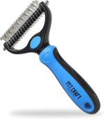 2-in-1 Pet Deshedding Dematting Detangler Tool